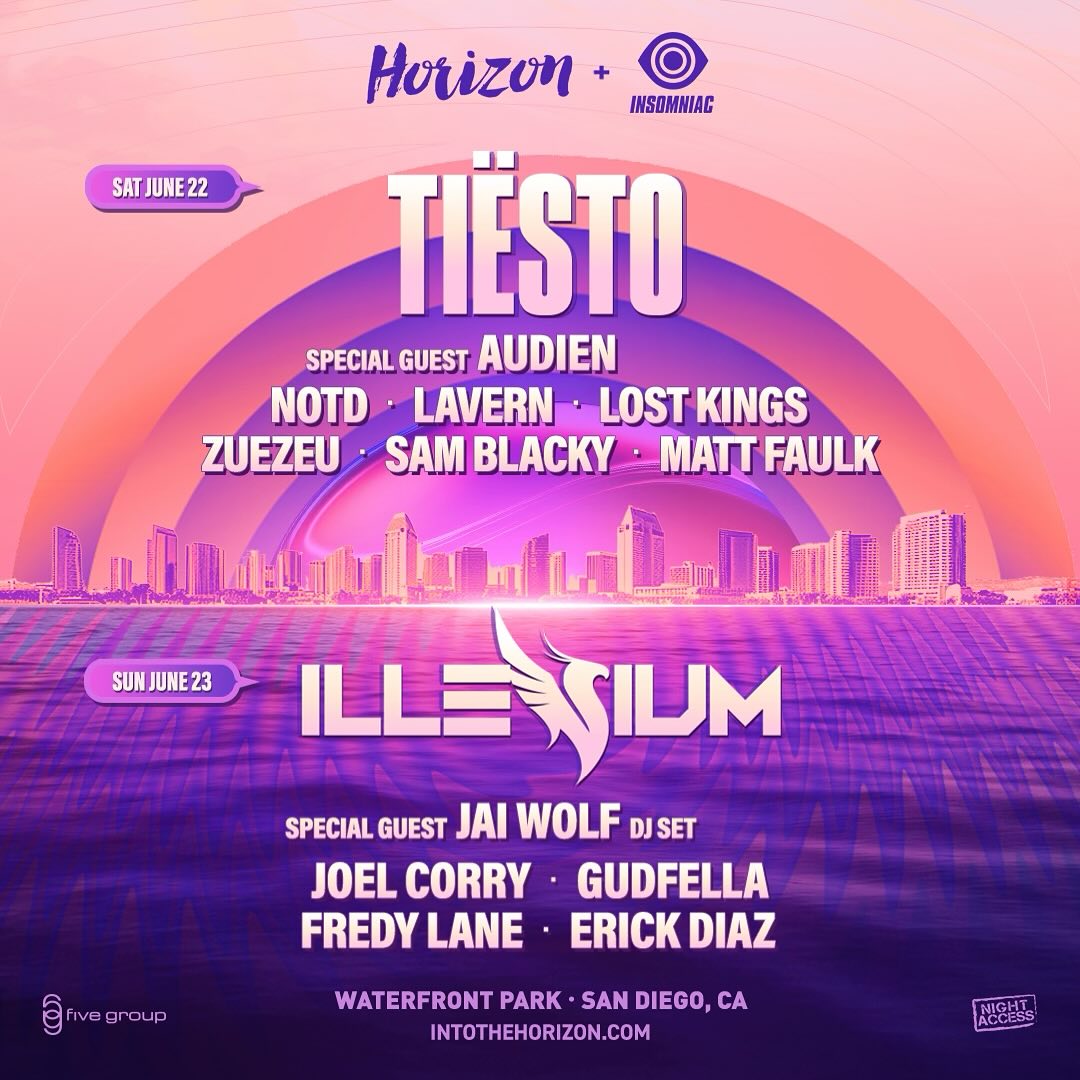 Win Tickets to Horizon Music Festival Featuring Tiësto + Illenium 